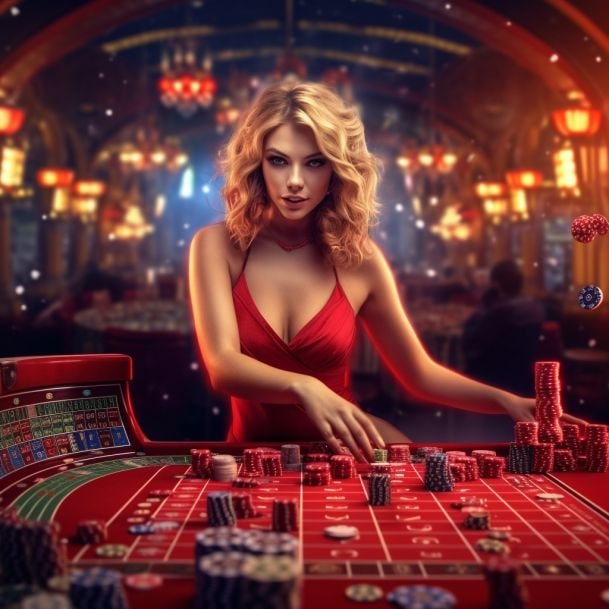dn999 Live Casino ဒိုင်လာနှင့် ကာဒ်ကစားနေသောဇာတ်ခုံ